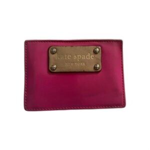 Kate Spade Pink Leather Card Holder